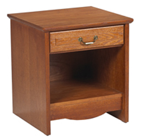 Madison Nightstand w\/Top Drawer & Open Compartment